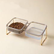 elevated double pet bowls - MRSLM