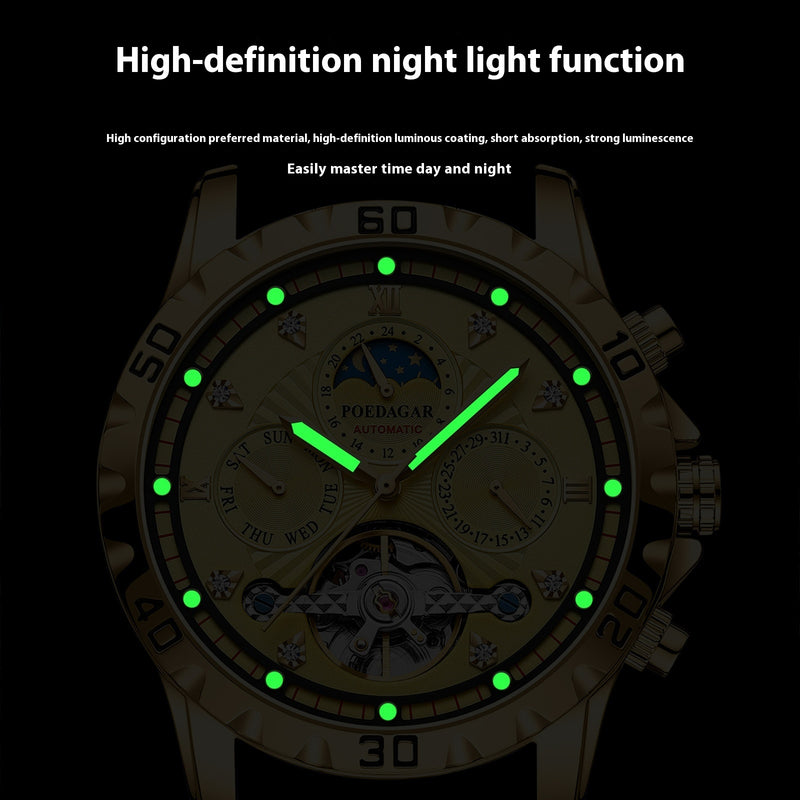men's mechanical wrist watch, view 3 - MRSLM