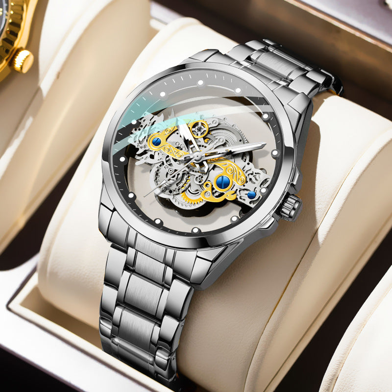 double-sided skeleton automatic watch, view 2 - MRSLM