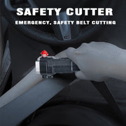 4-in-1 usb charging flashlight with safety hammer, view 9 - MRSLM