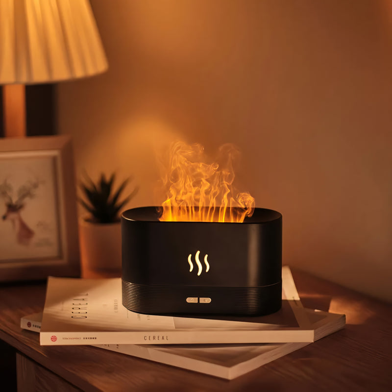 usb essential oil diffuser with 3d flame, view 3 - MRSLM