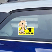reflective baby on board sticker, view 3 - MRSLM