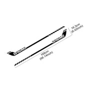 sport racing stripes car door decal, view 14 - MRSLM