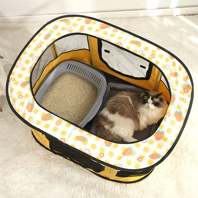 foldable large cat maternity tent, view 5 - MRSLM