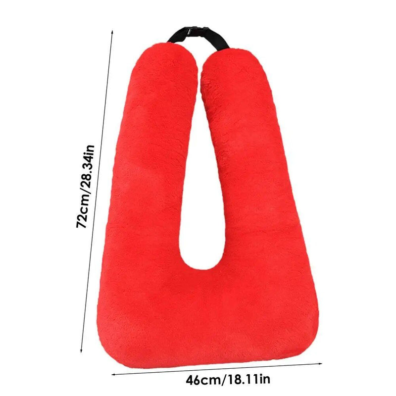 ergonomic car and travel neck pillow, view 4 - MRSLM