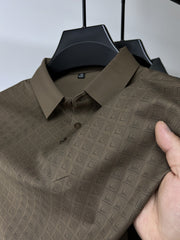 men's plaid polo shirt, view 5 - MRSLM