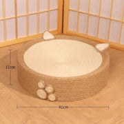 round cat scratching pad, view 3 - MRSLM