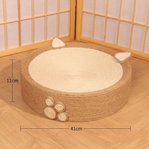 round cat scratching pad, view 3 - MRSLM