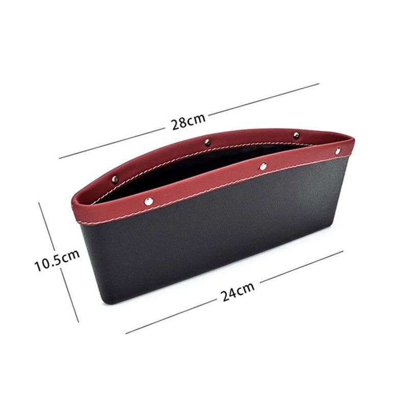 PU leather car seat gap organizer, view 10 - MRSLM