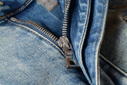 Multi pocket slim fit washed jeans, view 5 - MRSLM