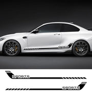 sport racing stripes car door decal, view 10 - MRSLM