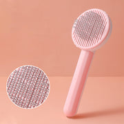 pet hair removal grooming brush, view 4 - MRSLM