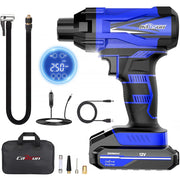 portable wireless handheld air compressor, view 2 - MRSLM