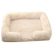 cozy winter plush dog bed, view 4 - MRSLM