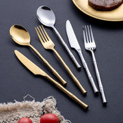 bamboo design cutlery set, view 4 - MRSLM