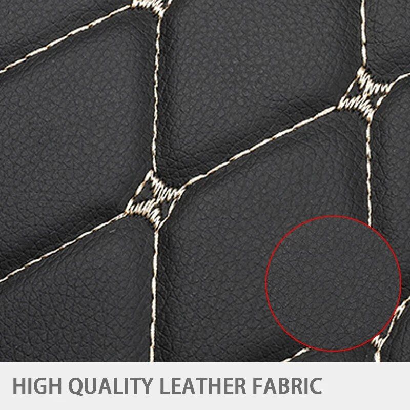 PU leather car seat back protector, view 6 - MRSLM