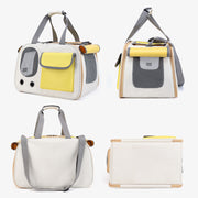 folding pet carrier bag for small dogs and cats, view 7 - MRSLM