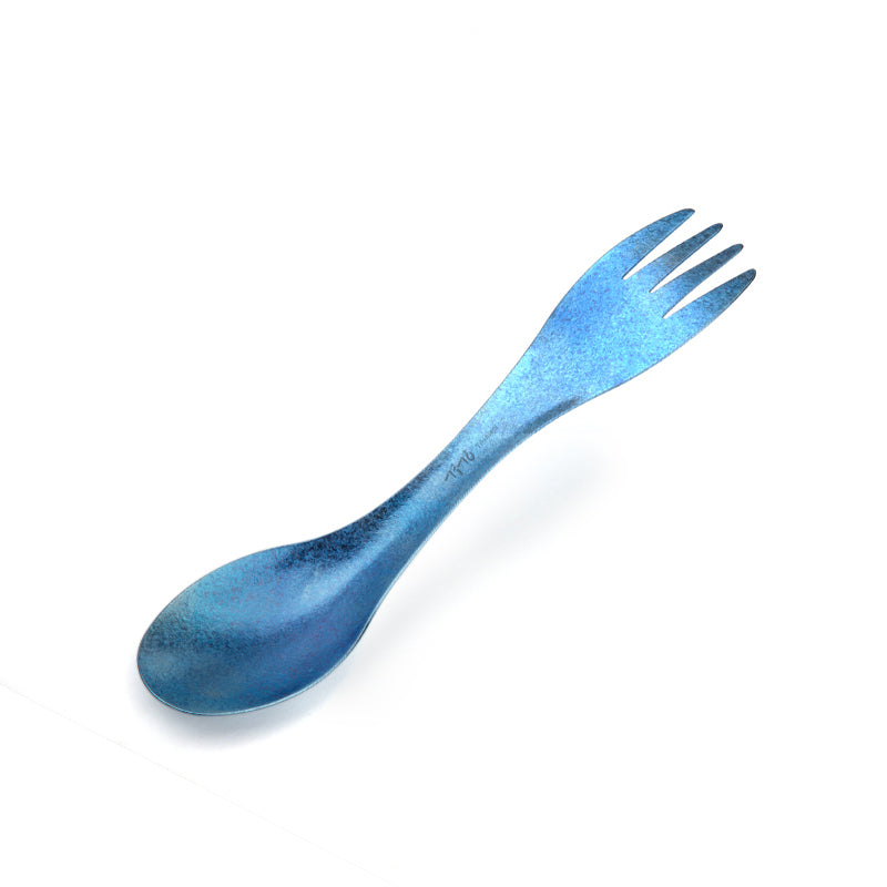 ultralight titanium spork, view 4 - MRSLM