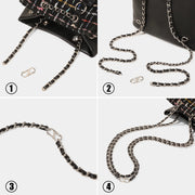 wool chain backpack, view 5 - MRSLM