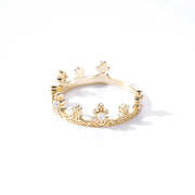 S925 silver princess crown ring, view 5 - MRSLM