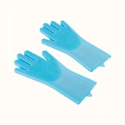 pet grooming silicone gloves, view 2 - MRSLM