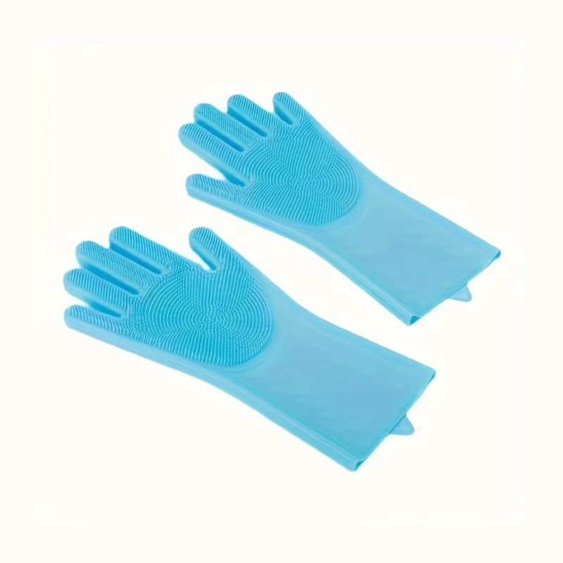 pet grooming silicone gloves, view 2 - MRSLM
