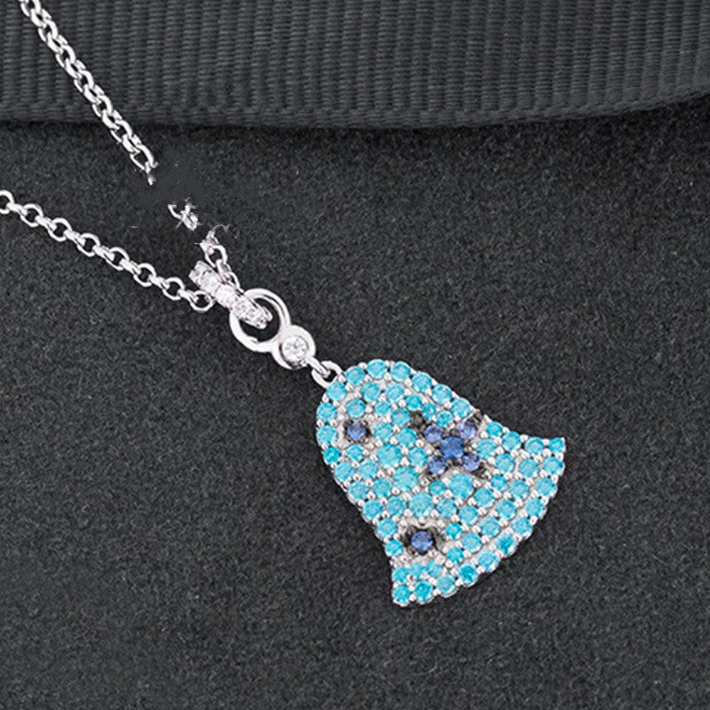 blue wind chime silver jewelry, view 10 - MRSLM