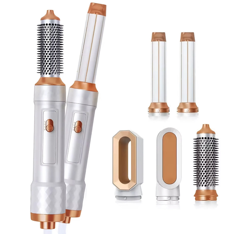 5-in-1 hot air hair dryer brush, view 2 - MRSLM