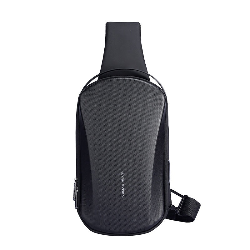 hard shell waterproof messenger bag, view 6 - MRSLM
