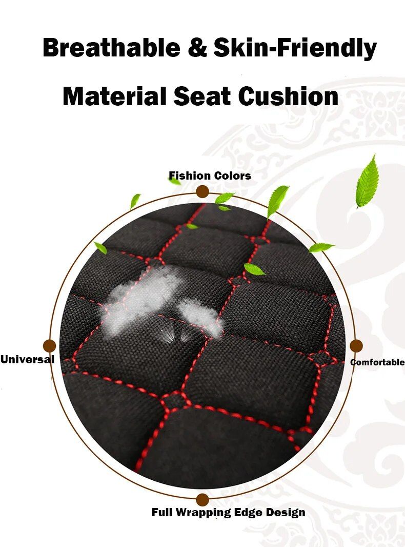 four-season car seat cushion cover, view 5 - MRSLM