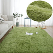 plush gray area rug, view 5 - MRSLM