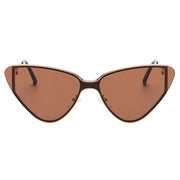 metal cat eye sunglasses, view 8 - MRSLM