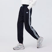 women's contrast color striped pants, view 4 - MRSLM