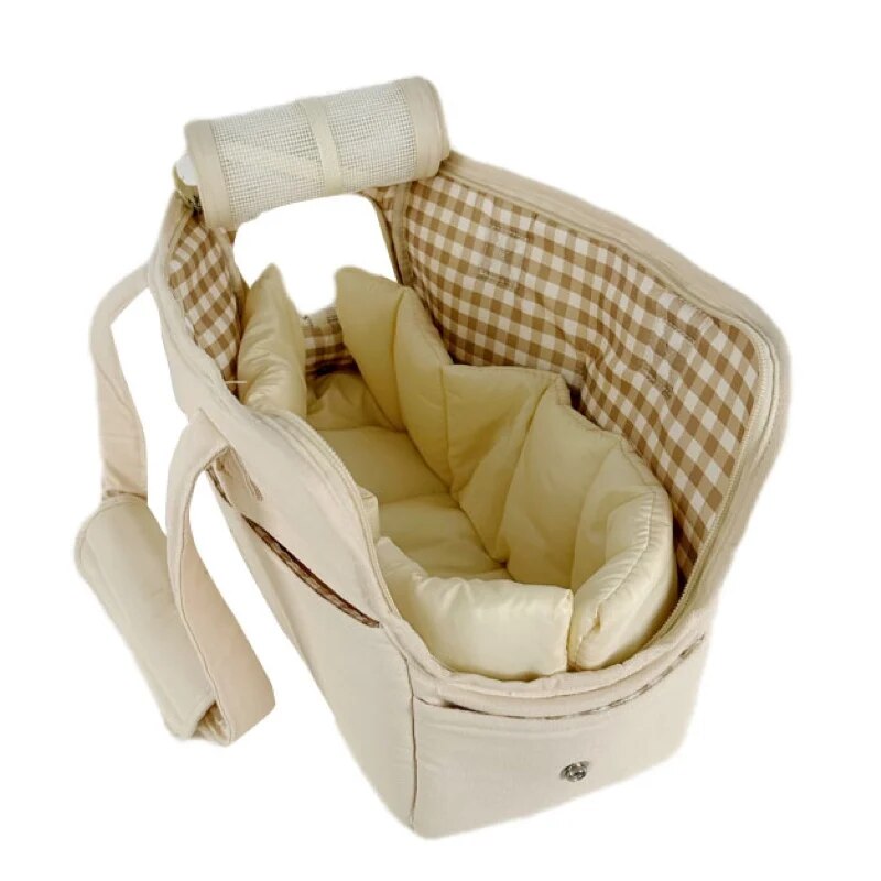 portable dog carrier shoulder bag, view 4 - MRSLM