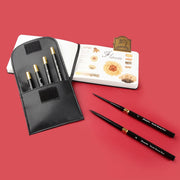 6-piece watercolor brush set, view 3 - MRSLM