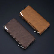 Long synthetic leather wallet for men, view 9 - MRSLM