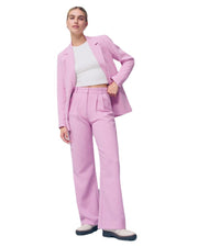 Women's high waist wide leg trousers, view 4 - MRSLM