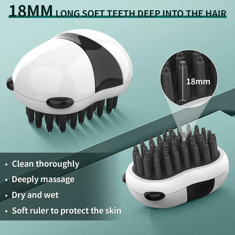 pet spa bathing brush, view 6 - MRSLM
