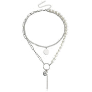 Cross heart pendant necklace, view 2 - MRSLM