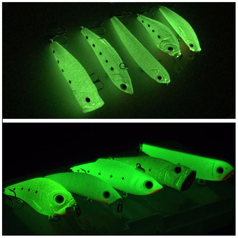 3D luminous hard fishing bait set, view 4 - MRSLM