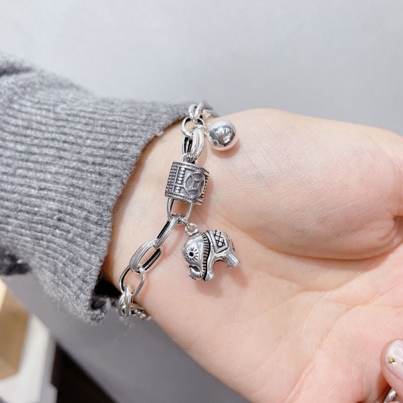 sterling silver niche cold style bracelet, view 2 - MRSLM