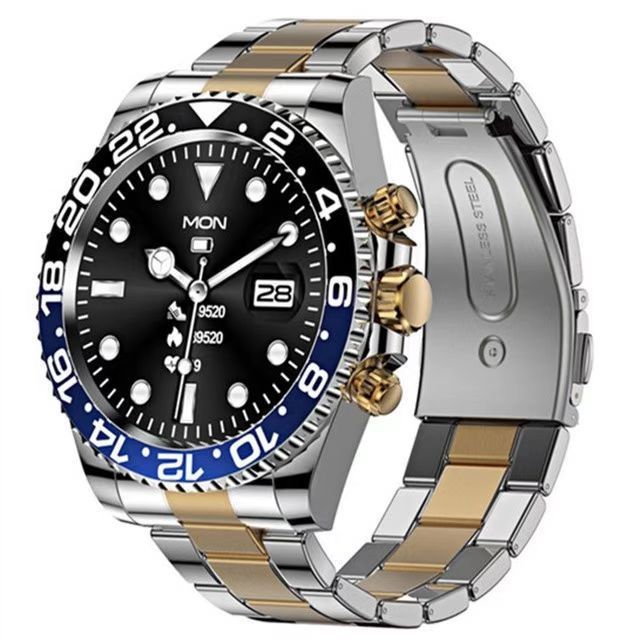 stainless steel green dial smartwatch, view 11 - MRSLM