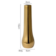 nordic gold ceramic vase, view 3 - MRSLM