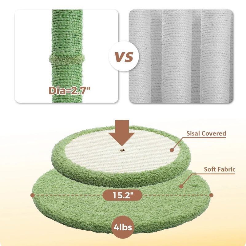 85CM tall cat scratching post, view 10 - MRSLM