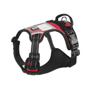 reflective dog harness and leash set, view 2 - MRSLM
