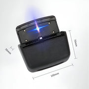 portable smokeless car ashtray with led light and lid, view 8 - MRSLM
