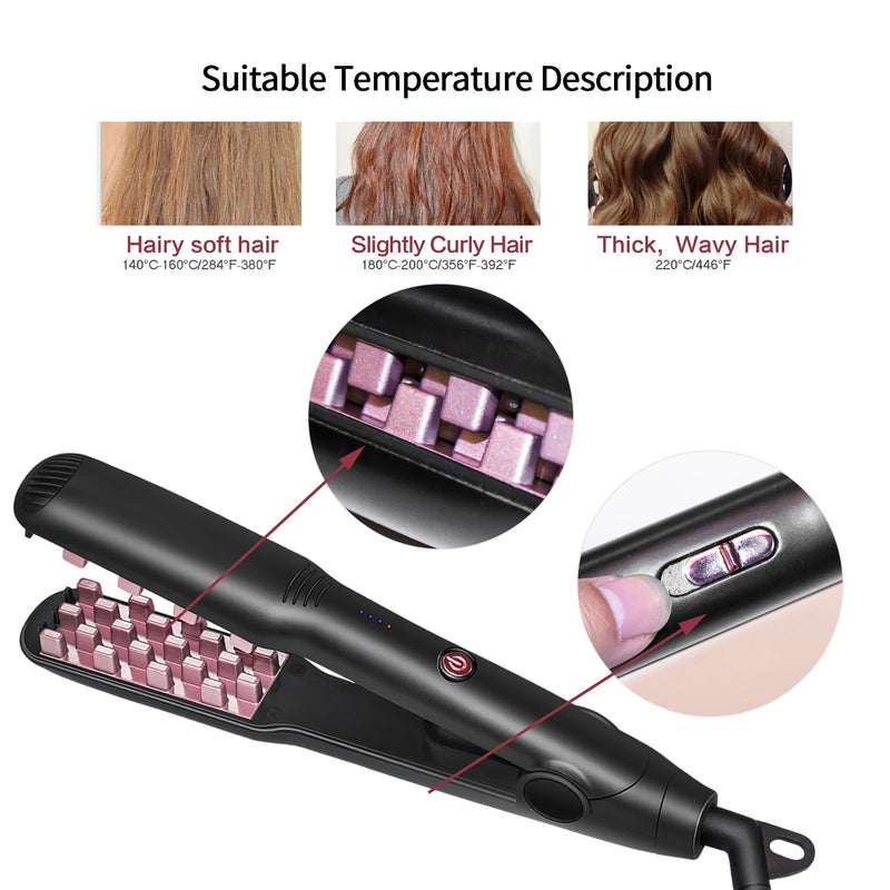 Volumizing ceramic hair iron, view 6 - MRSLM