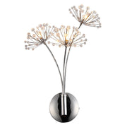 modern crystal dandelion flower wall lamp, view 8 - MRSLM