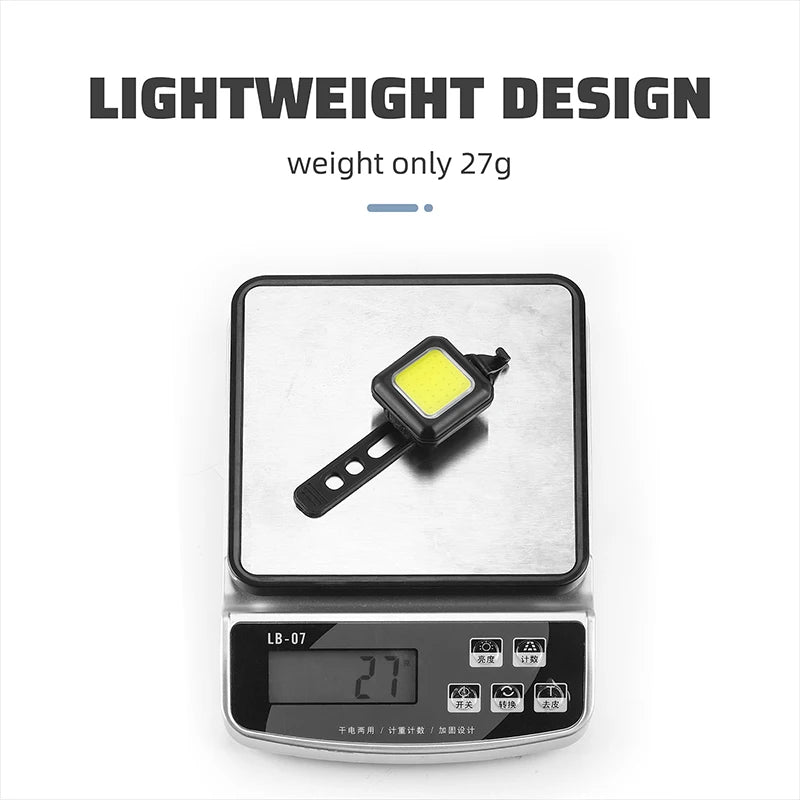 led bike light set with front and rear lights, view 6 - MRSLM