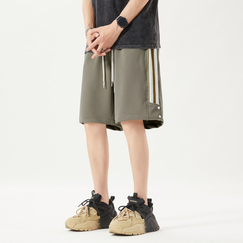 loose waffle cropped pants, view 7 - MRSLM